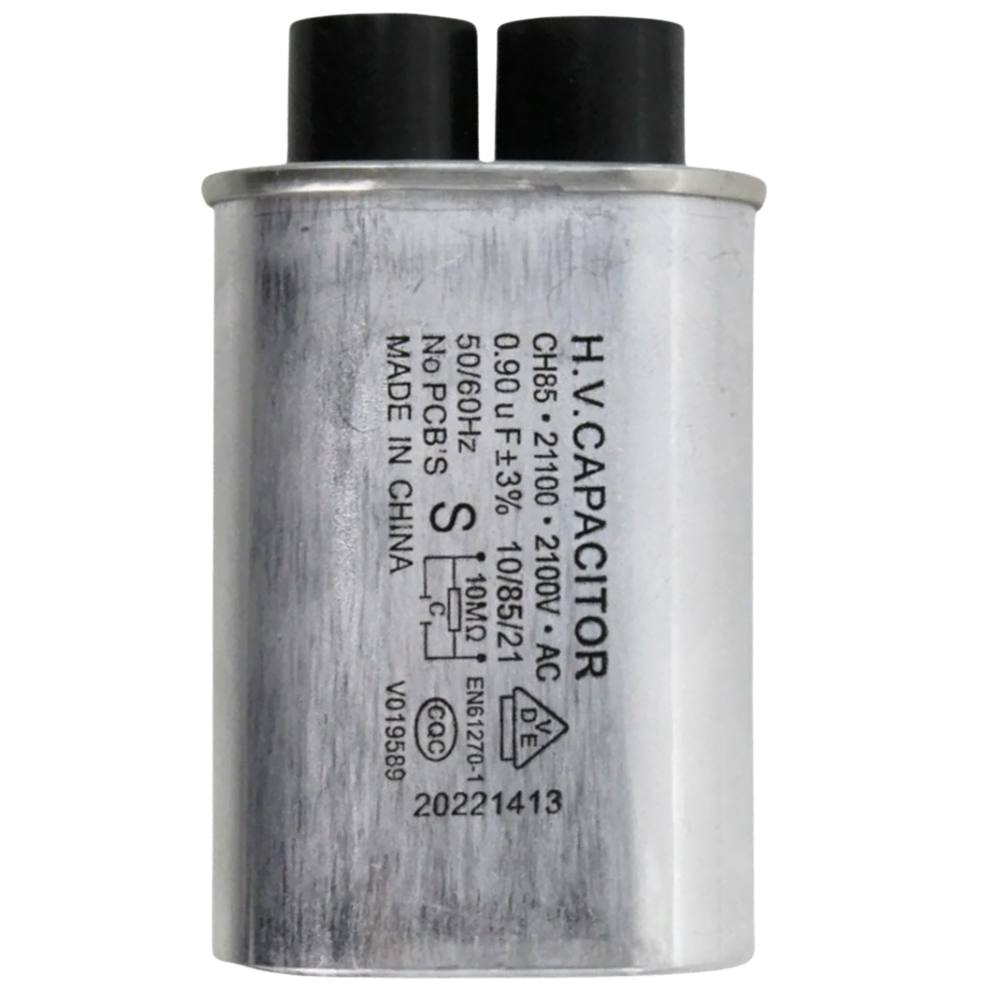 Capacitor De Microondas CB85 0,90uF 2100V 32x52mm