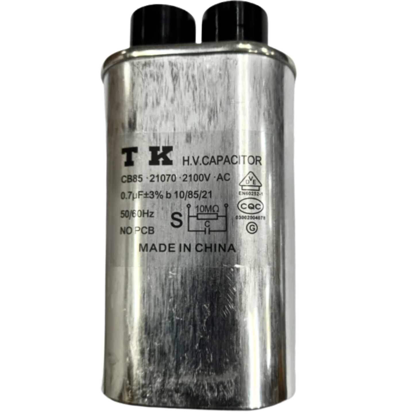 Capacitor De Microondas CB85 0,70uF 2100V 32x52mm