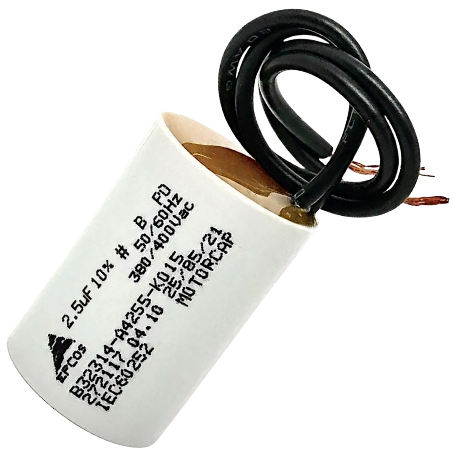 Capacitor De Partida 2,5uF 380/400V 25x37mm (2Fios)