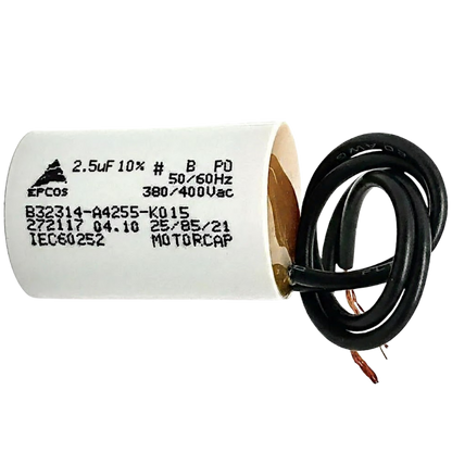 Capacitor De Partida 2,5uF 380/400V 25x37mm (2Fios)