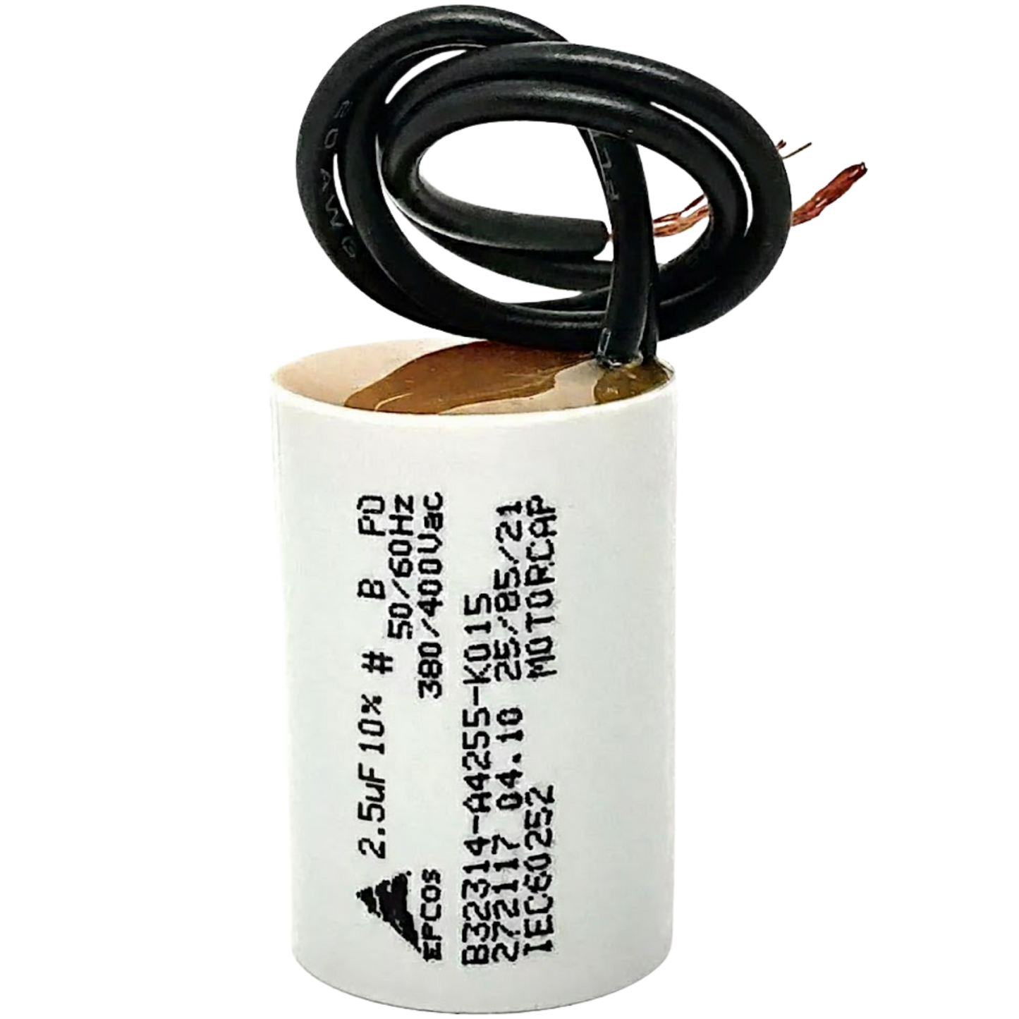Capacitor De Partida 2,5uF 380/400V 25x37mm (2Fios)