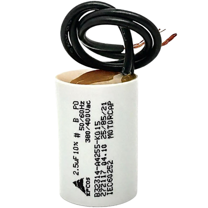 Capacitor De Partida 2,5uF 380/400V 25x37mm (2Fios)